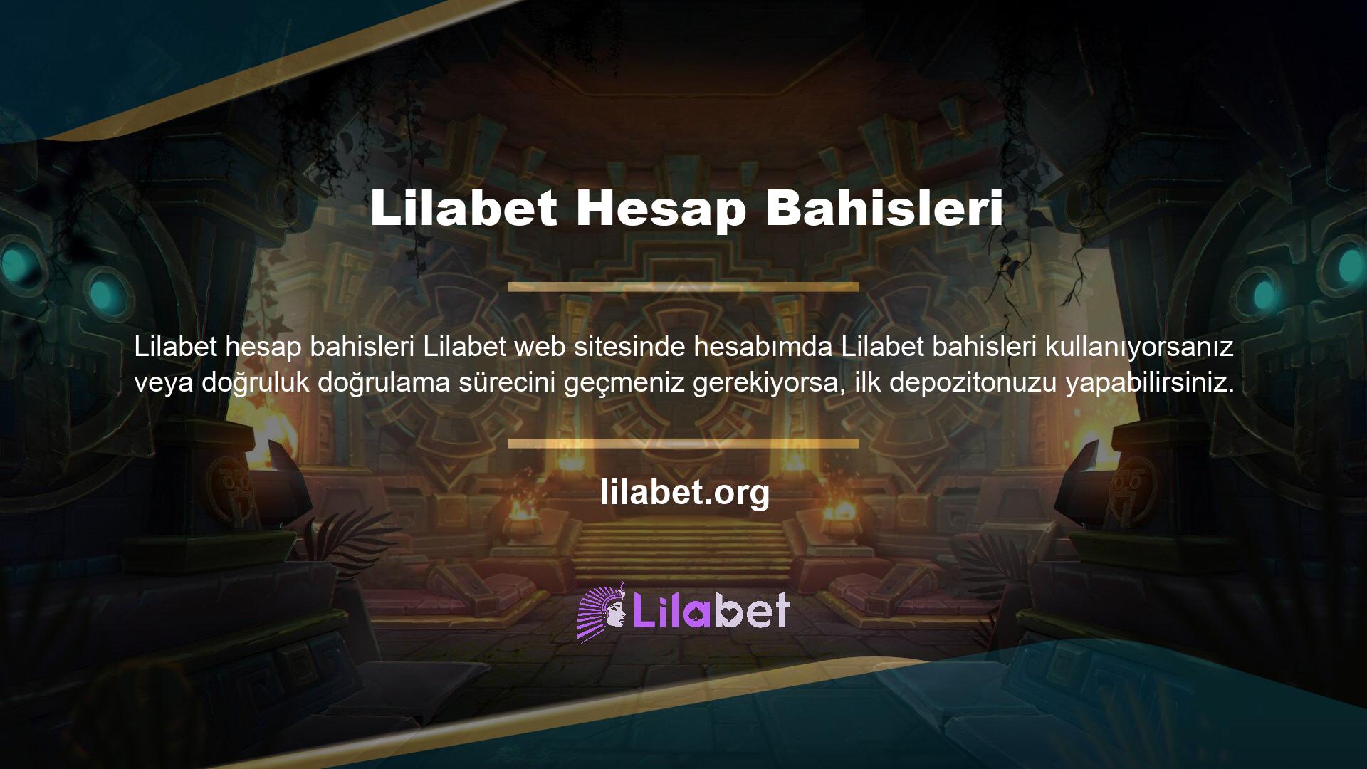 Bir Lilabet web sitesine ihtiyacınız var